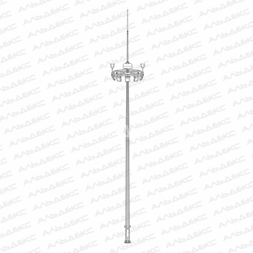 Многогранная высокомачтовая опора ВОУ-30